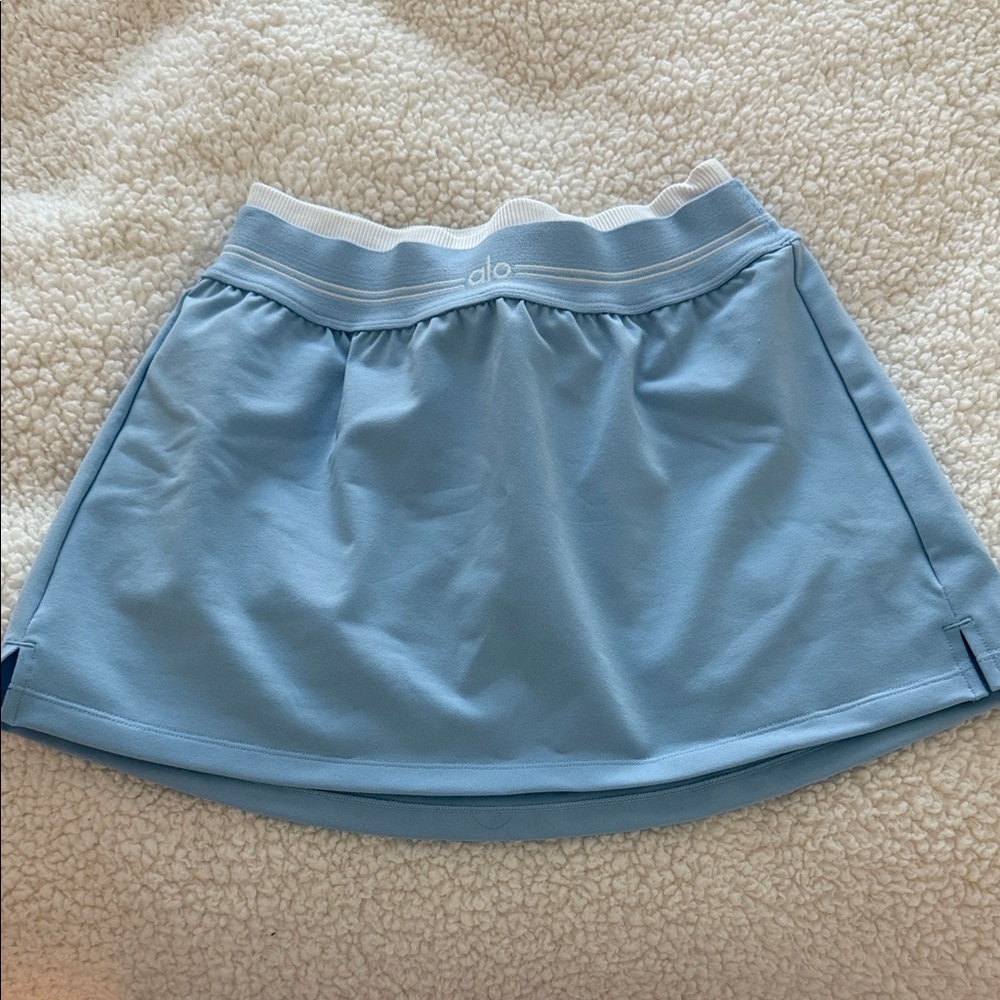 ALO Yoga Light Blue Mini Skirt